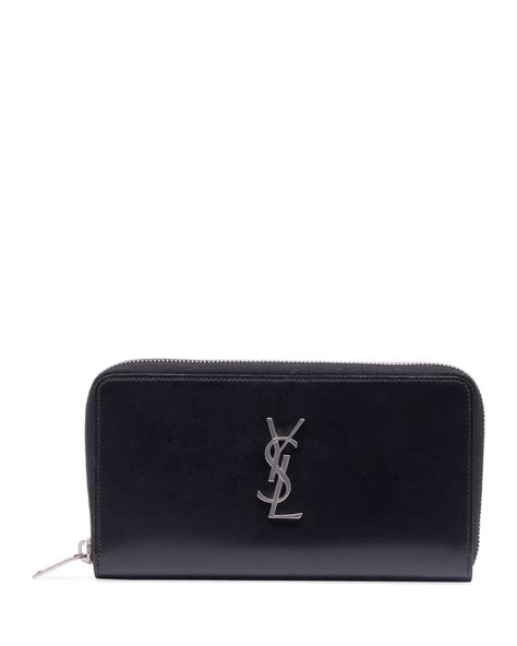 ysl long wallet mens|ysl zip around wallet.